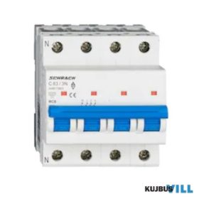   SCHRACK AM618325 Kismegszakító AMPARO 6kA, B 25A, 3 pólusú