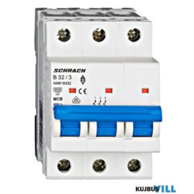   SCHRACK AM618332 Kismegszakító AMPARO 6kA, B 32A, 3 pólusú