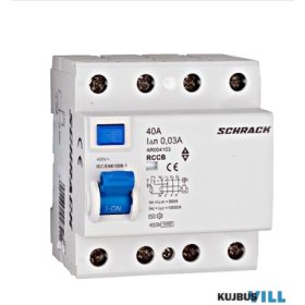   SCHRACK AR004103 Hibaáram kapcsoló AMPARO 10kA 40A, 4 pólusú, 30mA, AC