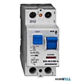 SCHRACK BC654203 Hibaáram kap.40/2-30mA 6kA