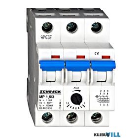 SCHRACK BE400306 Motorvédő kap. 1,0-1,6A 3P