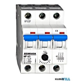 SCHRACK BE400308 Motorvédő kap. 2,5-4,0A 3P