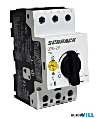 SCHRACK BE501600 Motorvédőkapcsoló 1,0-1,6A, 3 pólusú