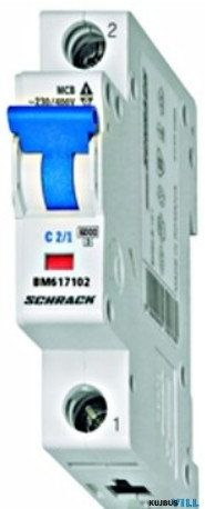 SCHRACK BM617102  Kismegszakító C2/1 6KA