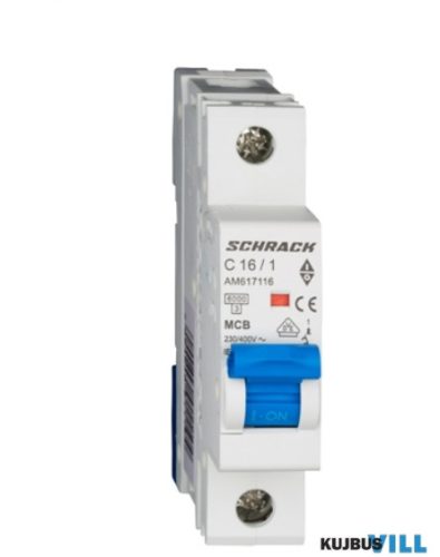 SCHRACK BM617116 Kismegszakító C16/1 6KA