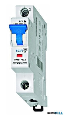 SCHRACK BM617132 Kismegszakító C32/1 6KA