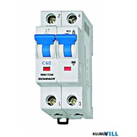 SCHRACK BM617202 Kismegszakító C2/2 6KA