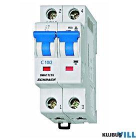 SCHRACK BM617210 Kismegszakító C10/2 6KA