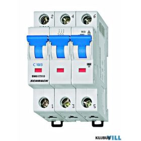 SCHRACK BM617310 Kismegszakító C10/3 6KA