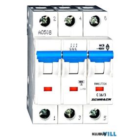 SCHRACK BM617316 Kismegszakító C16/3 6KA