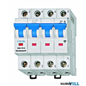 SCHRACK BM617810 Kismegszakító C10/3+N 6KA