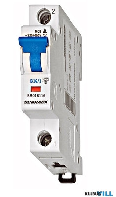 SCHRACK BM618150 Kismegszakító B50/1 6KA