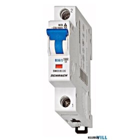 SCHRACK BM618163 Kismegszakító B63/1 6KA