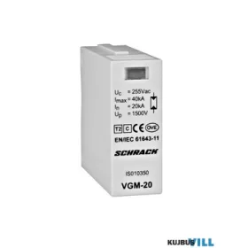 SCHRACK IS010350 Vartec szikraközmodul TII, VGM - 20kA