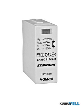 SCHRACK IS010350 Vartec szikraközmodul TII, VGM - 20kA