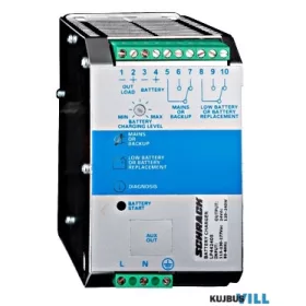   SCHRACK LP442405 Kapcsolóüzemű tápegység 230VAC/24VDC, 5A, akkutöltő funkc.