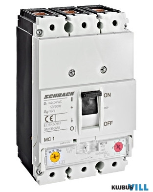 SCHRACK MC112131 Megszakító A 3P 25kA 125A