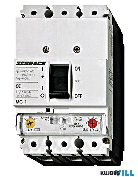 SCHRACK MC180131 Megszakító A 3P 25kA 80A