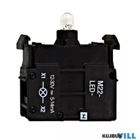   SCHRACK MM216559 LED 12-30V ACDC zöld mellső felerősítés, csavaros csatl.