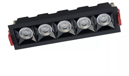 TECHNO 10065 Nowodvorski Midi LED beépíthető lámpa, 20W, 4000K, fekete
