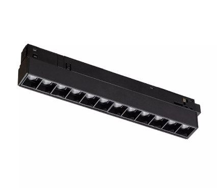 TECHNO 10144 Nowodvorski LVM Focus LED sínrendszeres lámpafej, fekete, 9W