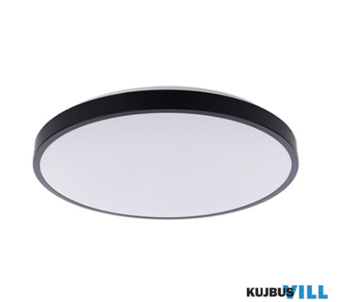 TECHNO 10971 Nowodvorski Agnes Round LED PRO víz-védett mennyezeti lámpa fekete, 3000K, 1200lm