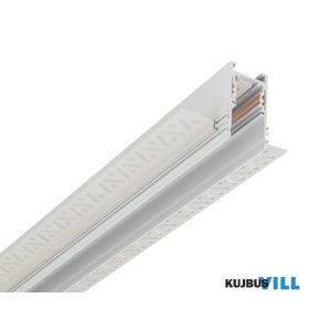   TECHNO 11624 Nowodvorski LVM süllyeszthető sínelem, 1 m, fehér