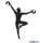 TECHNO 11794 Nowodvorski Acrobat figura, fekete