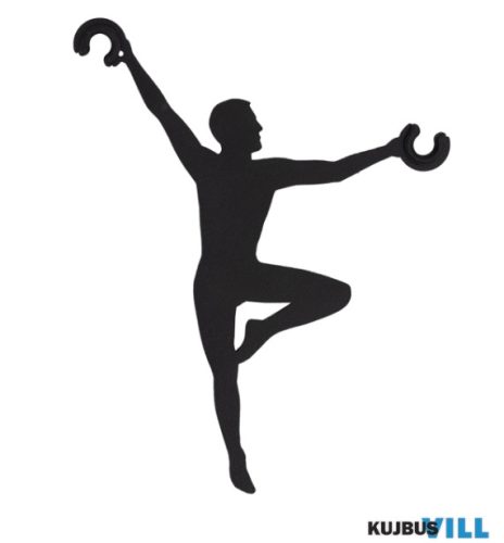 TECHNO 11794 Nowodvorski Acrobat figura, fekete
