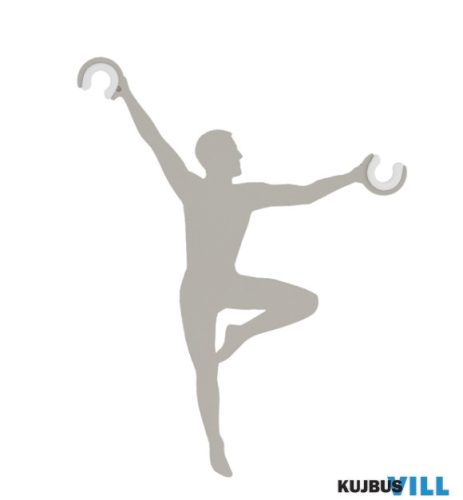 TECHNO 11796 Nowodvorski Acrobat figura, szürke