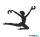 TECHNO 11798 Nowodvorski Ballerina figura, fekete