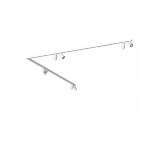 TECHNO 7697 Nowodvorski Mono Corner spotlámpa, fehér-arany