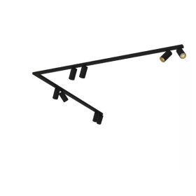 TECHNO 7700 Nowodvorski Mono Corner spotlámpa, fekete-arany