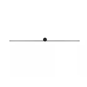   TECHNO 8130 Nowodvorski Pin LED L víz-védett fali lámpa, fekete