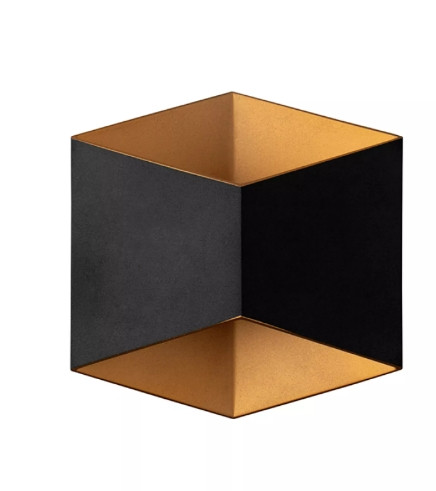 TECHNO 8141 Nowodvorski Triangles LED kültéri fali lámpa, fekete-arany