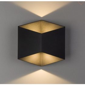   TECHNO 8142 Nowodvorski Triangles LED kültéri fali lámpa, fekete