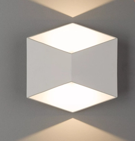 TECHNO 8143 Nowodvorski Triangles LED kültéri fali lámpa, fehér