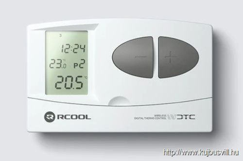 SZOBATERMOSZTÁT-RC7RF digitális programozható