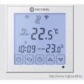 SZOBATERMOSZTÁT RCOOL VISION WIFI, digitális, prog.