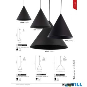 TK-10007 TK Lighting Cono függesztett lámpa