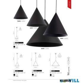 TK-10009 TK Lighting Cono függesztett lámpa