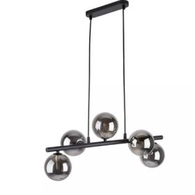   TK-6707 TK Lighting Estera függesztett lámpa, fekete, 5-ös