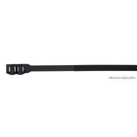   TRACON 180-12 PA12 kábelkötegelő, UV-álló, fekete 180×9mm, D=5-45mm, PA12
