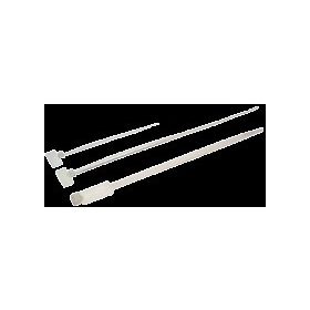   TRACON 200J Jelzőcímkés kábelkötegelő, natúr 210×2,5mm, D=5-45mm, PA6.6, (a×b=15×30mm)