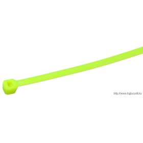   TRACON 230NZ Normál kábelkötegelő, neon zöld 290×3.6mm, D=2-80mm, PA6.6