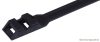 265-12 PA12 kábelkötegelő, UV-álló, fekete 260×9mm, D=25-65mm, PA12