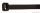 371PR Normál kábelkötegelő, fekete 370×3.6mm, D=5-108mm, PA6.6
