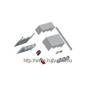   TRACON AA-KETO-3-1 Érintésvédelmi burkolat alsó/felső kábelbevezetéshez 1P 3, 1P, L=42 mm