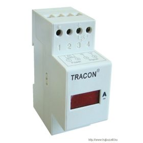   TRACON ACAMSD-10 Sínre pattintható digitális váltakozó áramú ampermérő 10A AC, Us=230V
