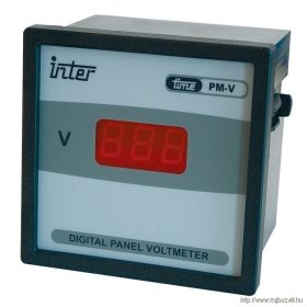   TRACON ACVMD-72-500 Digitális 1 fázisú váltakozó áramú voltmérő, direkt 72×72mm, 500V AC